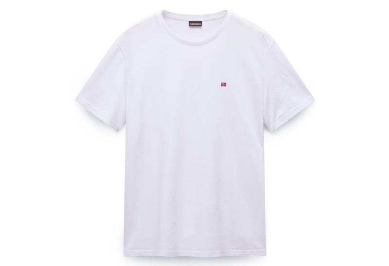 Napapijri T-Shirt Herren T-Shirt 1er Pack Baumwolle SALIS Small Flag (Packung, 1er Pack) von Napapijri