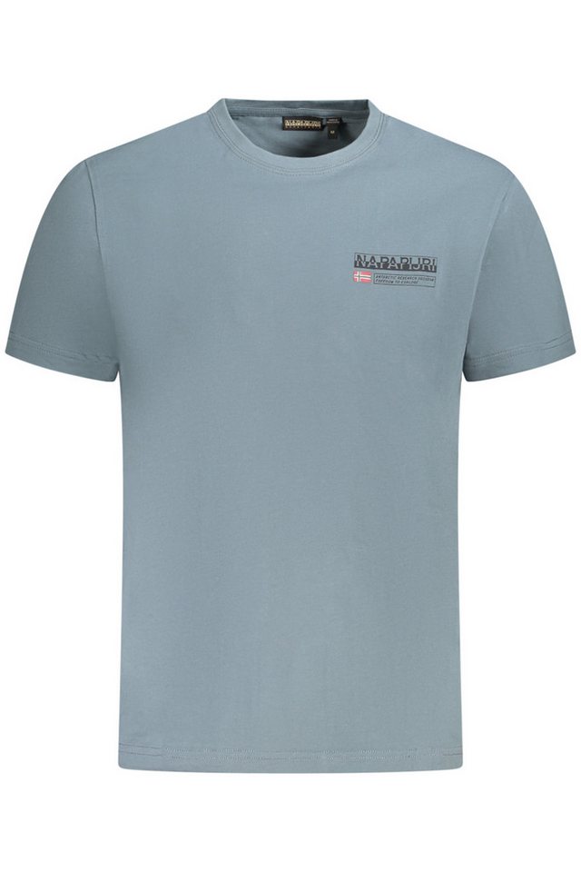 Napapijri T-Shirt Herren Kurzarm-T-Shirt in Grau - Regular Fit, 100% Napapijri T-Shirt Herren Kurzarm-T-Shirt in Grau - Regular Fit, 100% von Napapijri