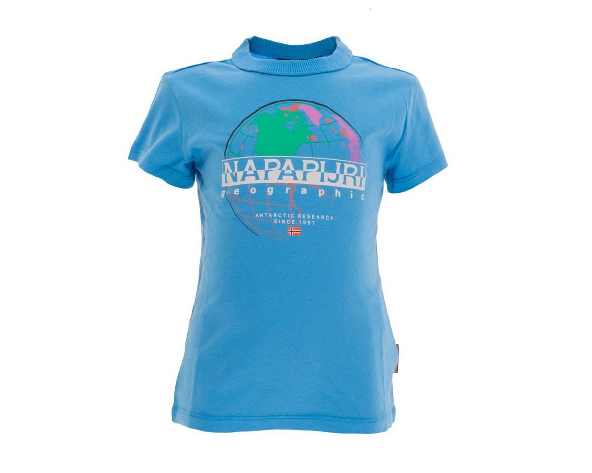 Napapijri T-Shirt NP0A4H3 für Kinder Unisex Rundhalsauschnitt S-Azogues mit Rippbündchen von Napapijri