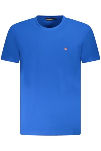 NAPAPIJRI T-SHIRT MANICHE CORTE UOMO AZZURRO von Napapijri