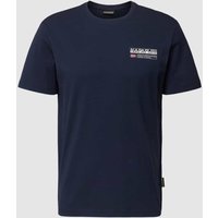 Napapijri T-Shirt mit Label-Print Modell 'KASBA' in Marine, Größe S von Napapijri