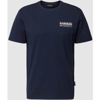 Napapijri T-Shirt mit Label-Print Modell 'KASBA' in Marine, Größe XXXL von Napapijri