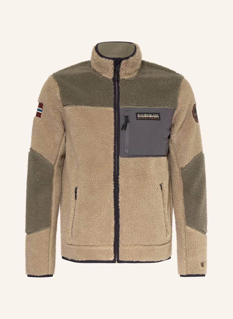 Napapijri Teddyfell-Jacke Yupik beige von Napapijri