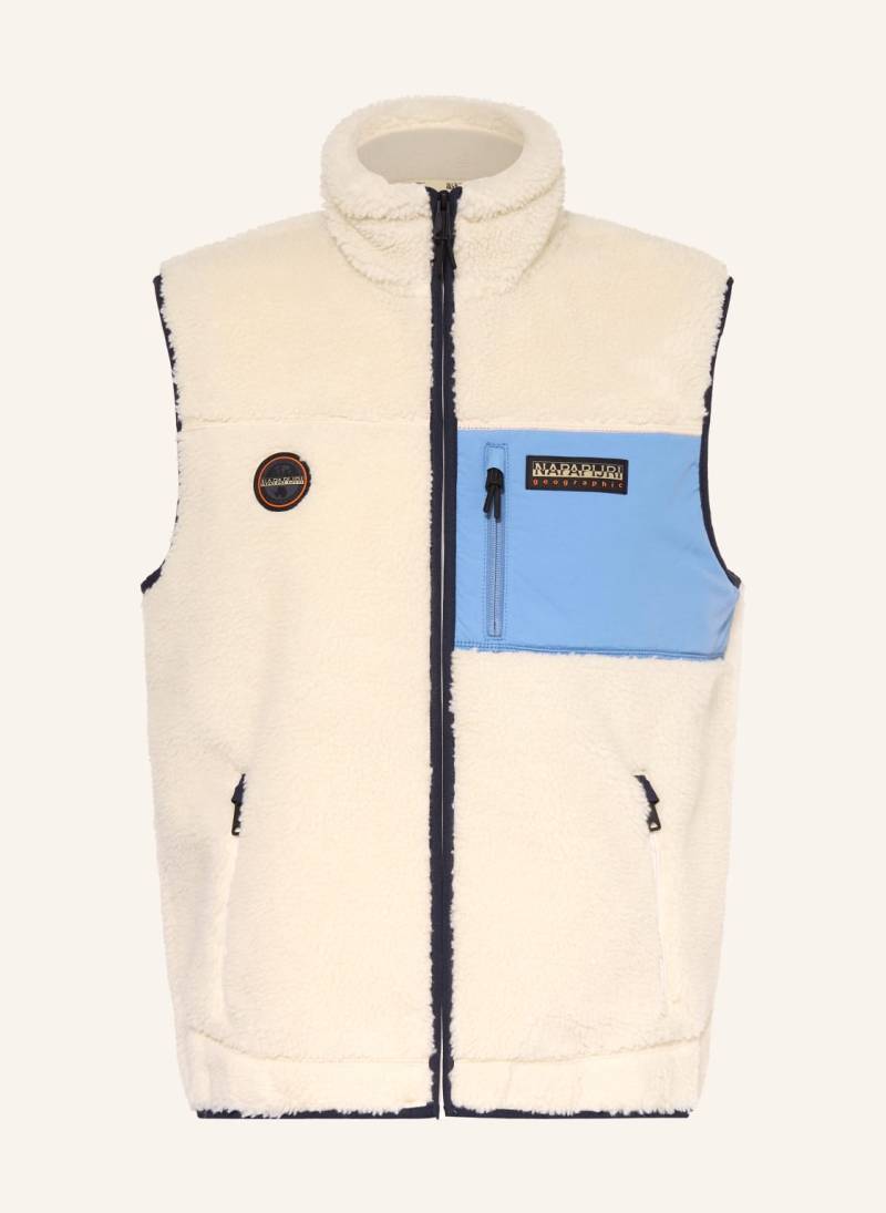 Napapijri Teddyfell-Weste Yupik V weiss von Napapijri