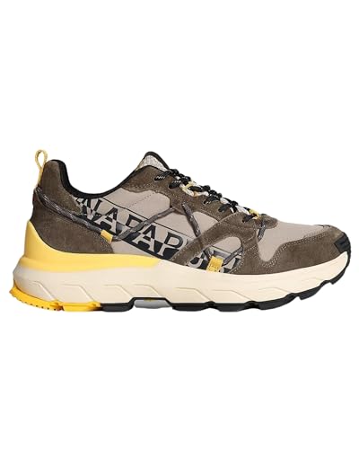 Napapijri WZ281 Taupe beige Herrenschuhe Sneakers Schnürsenkel Wildleder 44 von Napapijri