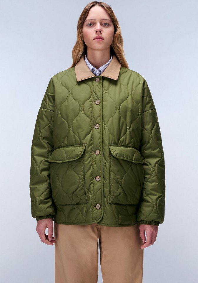 Napapijri Wendejacke A-SECRET W SPHAGNUM G1V Mit hochwertigem Markenlogo am Ärmel von Napapijri