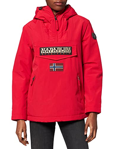 Napapijri Women's Rainforest W PKT 3 Jacket, red Tango, S von Napapijri