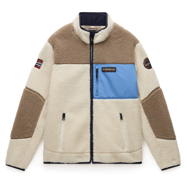 Napapijri - Yupik Full Zip 3 - Fleecejacke Gr XXL beige von Napapijri
