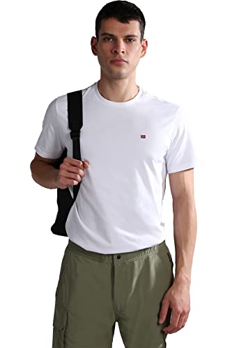 Nappaijri Herren T-Shirt Salis SS Summer, Größe:XXXL, Farbe:Bright White(0021) von Napapijri