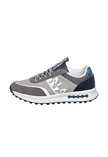 Slate Herren-Sneakers aus Wildleder, Grau, grau, 44 EU von Napapijri