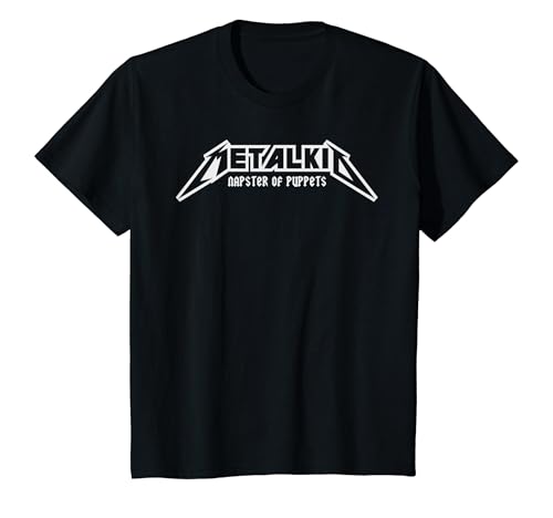 Kinder Napster of Puppets: Heavy Rock inspirierter Kinderrock T-Shirt Kinder Napster of Puppets: Heavy Rock inspirierter Kinderrock T-Shirt von Napster of Puppets Designs