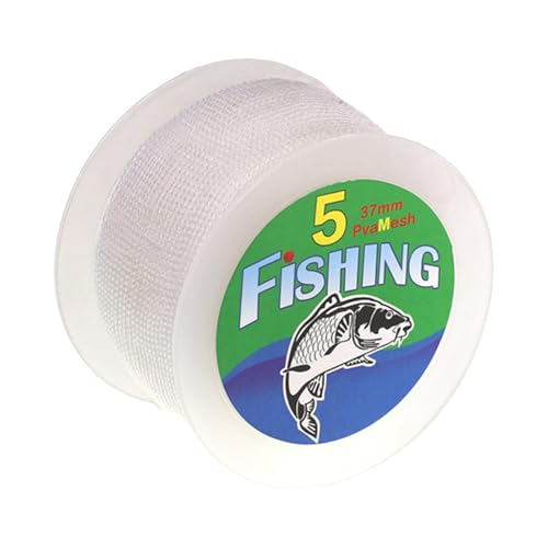 Naqqios Angelködertaschen | PVA-Netz Fischernetz - transparente Taschen-Organizer für weiche Kunststoffköder, Köder, Angelausrüstung und, 5 m x 37 mm, riferimento alla descrizione, Siehe von Naqqios