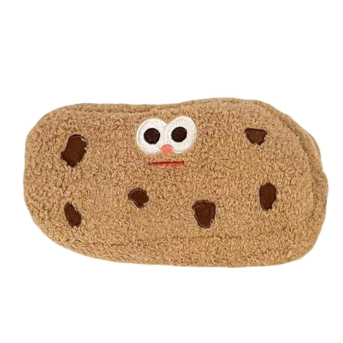 Naqqios Schec Im Bleistift Für Kinder - Hübsche Stiftabdeckung, Organisatorkoffer In Cute Cookie Bleistift | Make -up -Tasche Mit Großer Kapazität, Tragbarer Schreibwarenspeicher Für Stifte von Naqqios