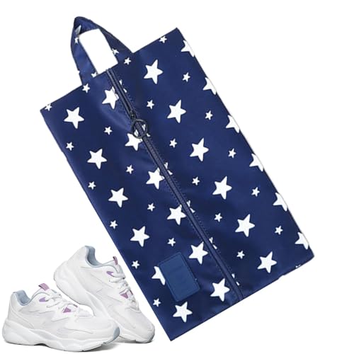 Reiseschuhtasche – Reiseschuhorganizer | Wasserdichte Schuhtaschen mit Reißverschluss, Schuhtaschen zur Aufbewahrung für Männer und Frauen, dunkelblau, Se référer au descriptif, Siehe Beschreibung von Naqqios