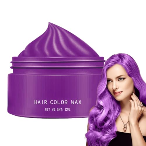 Temporäres Haarfärbewachs – Haarfärbewachs, sofort gefärbtes Haarwachs | Haarfärbewachs, einmalig temporär, temporäres Haar-Make-up, temporäres Haarfärbewachs für Männer, Frauen, alle Altersgruppen, F Temporäres Haarfärbewachs – Haarfärbewachs, sofort gefärbtes Haarwachs | Haarfärbewachs, einmalig temporär, temporäres Haar-Make-up, temporäres Haarfärbewachs für Männer, Frauen, alle Altersgruppen, F von Naqqios