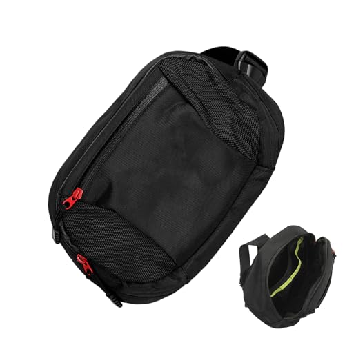 Wasserdichte Hüfttasche – Schwimm-Gürteltasche, Reise-Gürteltasche | Wanderreisetasche für Damen mit Reißverschluss, schwarze Hüfttasche für Radklettern, Schwarz , Se référer au descriptif, Siehe von Naqqios