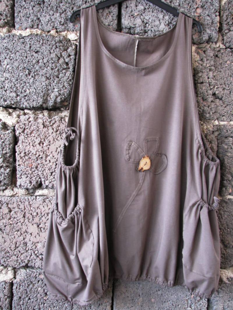 Lockere Kurze Tunika Mit Taschen Umstandstunika & Nara Tt023 von Nara65