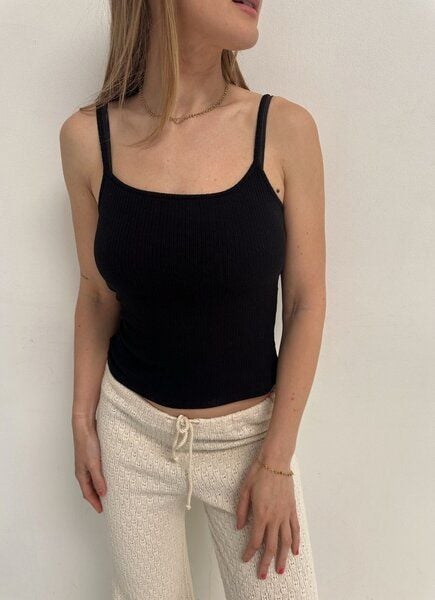 Narah Soleigh Rib Spaghettiträger-Top aus TENCEL Modal Mix von Narah Soleigh