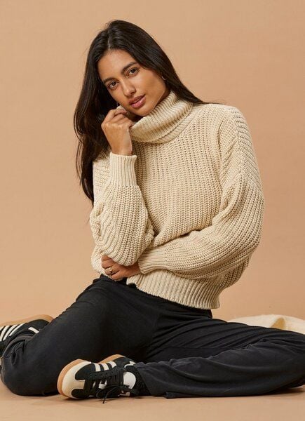 Narah Soleigh Rollkragenpullover PENELOPE aus Bio-Baumwolle von Narah Soleigh