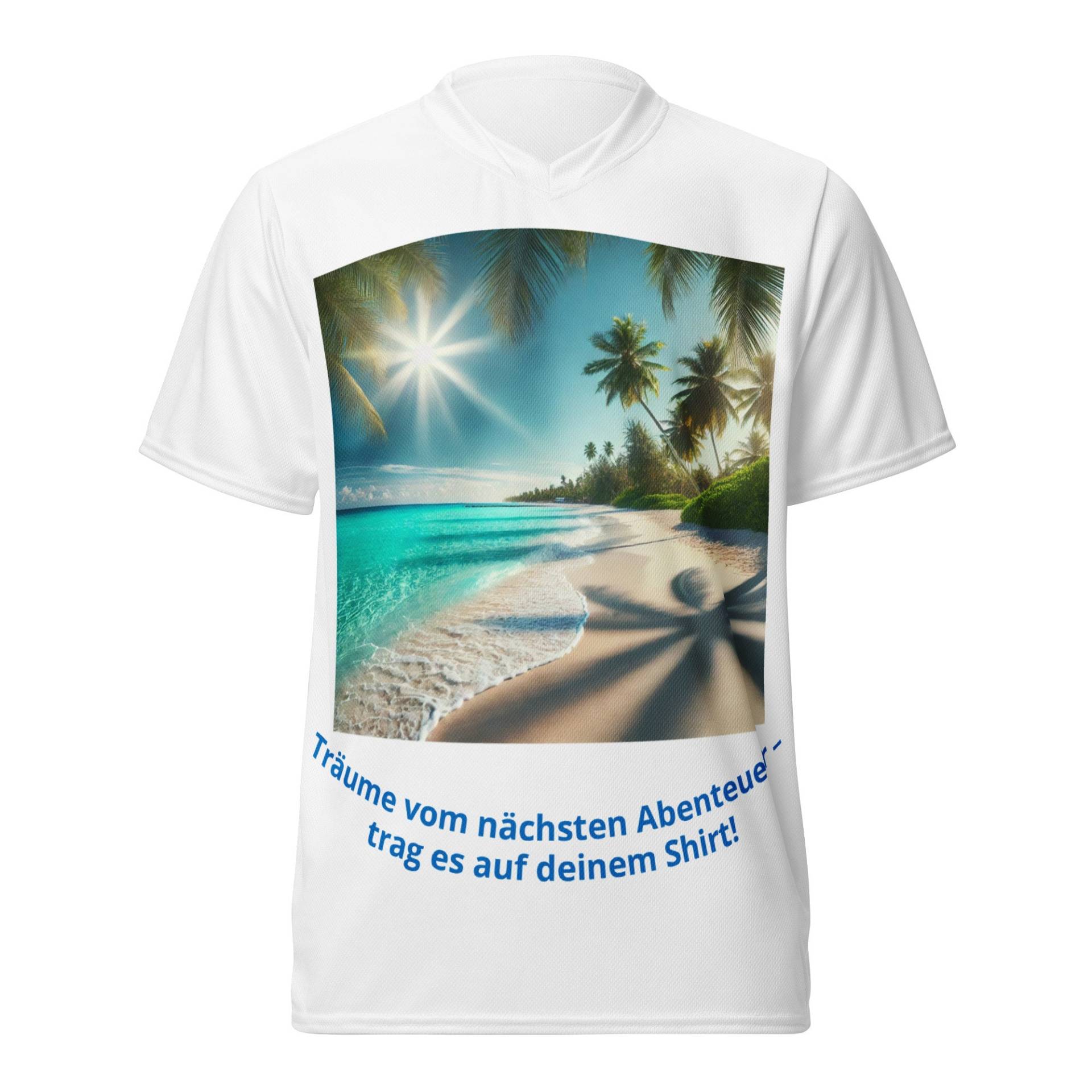 Recyceltes Unisex-Trikot Mit Allover-Druck "Sunshine" Recyceltes Unisex-Trikot Mit Allover-Druck "Sunshine" von NaransFunShop