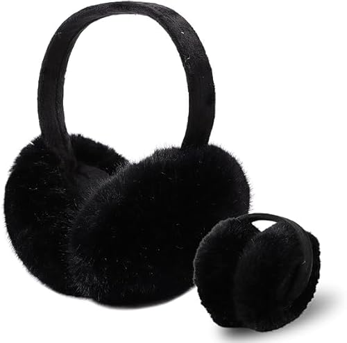 Naravisio Ohrenwärmer, Winter Ohrenwärmer, Winter Ohrenwärmer Damen Faltbare Abnehmbar Waschbar Earmuffs Bequemer weicher Winter Warme Ohrenschützer fürHerren von Naravisio