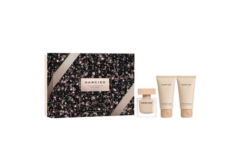 Narcisco Rodriguez Duft-Set Narciso Poudrée Damen Geschenkset EDP Spray, NARCISO RODRIGUEZ, Damenparfüm, EDP + Duschgel + Bodylotion von Narcisco Rodriguez