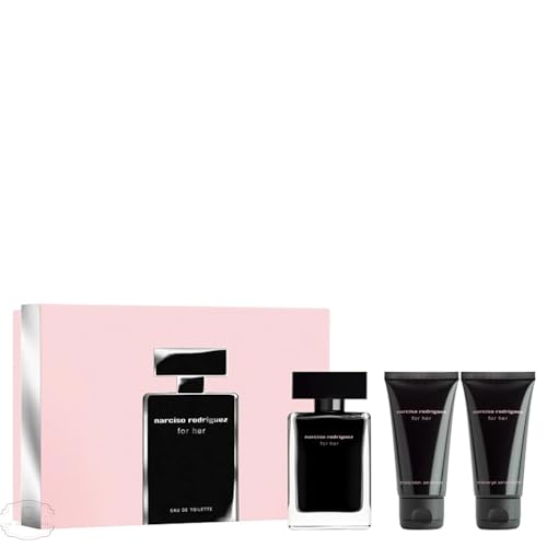 Narciso Rodriguez For Her Geschenkset: Eau de Parfum, 100 ml, Eau de Parfum, 10 ml, Bodylotion, 50 ml von Narciso Rodriguez