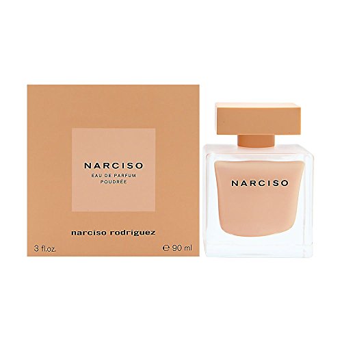 Narciso Rodriguez Eau de Parfum Poudrée Spray, 1er Pack (1 x 90 ml) ,Bulgarische Rose, Jasmin, Orangenblüte von Narciso Rodriguez