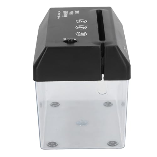 Aktenvernichter, Kleiner Aktenvernichter, USB, Elektrisch, Tragbar, Desktop, Kleines A6-Streifenschneidewerkzeug, Aktenvernichter, Tragbarer Aktenvernichter für das Büro von Naroote