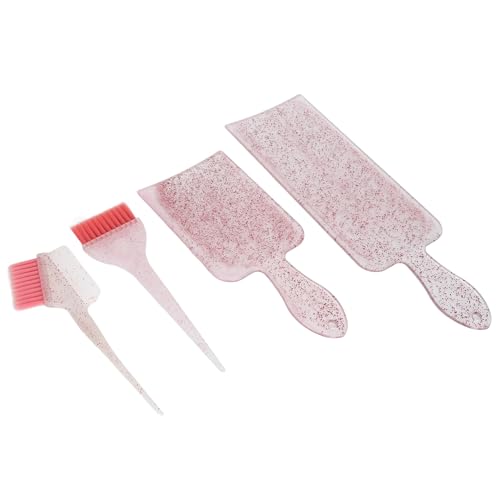 Haarfärbebrett-Set, Multifunktions-Haarfärbepinsel-Set, Professionell, 4-teilig, für Mädchen-Schönheitssalon (PINK) von Naroote