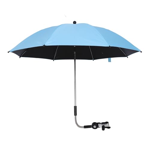 Naroote Baby Pram Parasol, Baby Parasol Non -Slip -Anti Stochern für Dreirads (BLUE) von Naroote