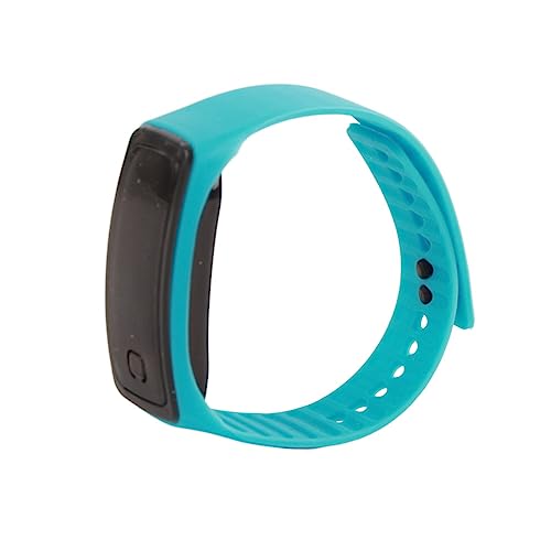 Naroote Digitaluhr, Damen-Digitaluhr, wasserdichte LED-Uhr, Sport-Silikonarmband, Digitales 12-Stunden-Zifferblatt, Elektronische Anzeige, Armbanduhr (Hellblau) von Naroote