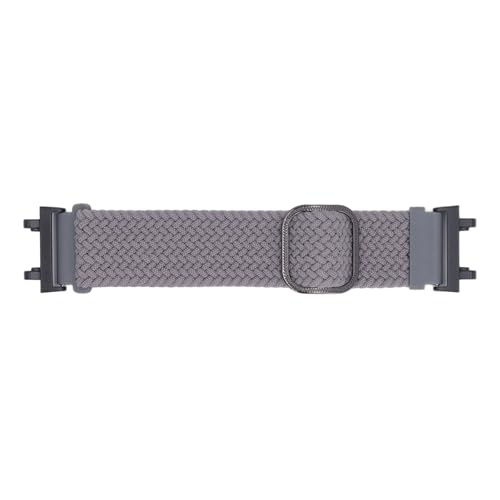 Naroote Geflochtenes Ersatz-Uhrenarmband, Geflochtenes Uhrenarmband, Längenverstellbar, Weich, für Active Edge A2212 (GREY) von Naroote