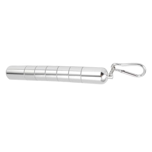 Naroote Metallrohrbehälter, Wasserdichtes Luftdichtes Lagerrohrhalter Hervorragende Siegel für das Reisen Camping Exploring (Silver) von Naroote