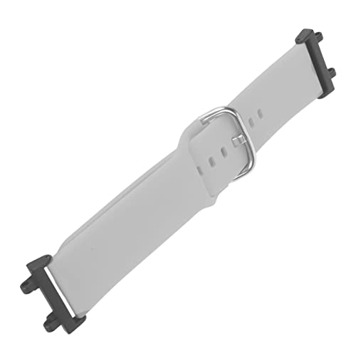 Naroote Silikon-Uhrenarmband, Verstellbares, Flexibles, Atmungsaktives Smartwatch-Armband für Dating (Grau) von Naroote