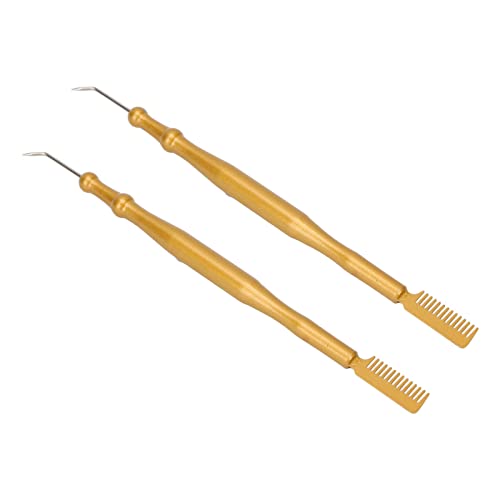 Wimpern-Dauerwellen-Werkzeuge, 2 Stück Wimpernhebe-Werkzeuge für Männer für Schönheitssalon (Gold) von Naroote