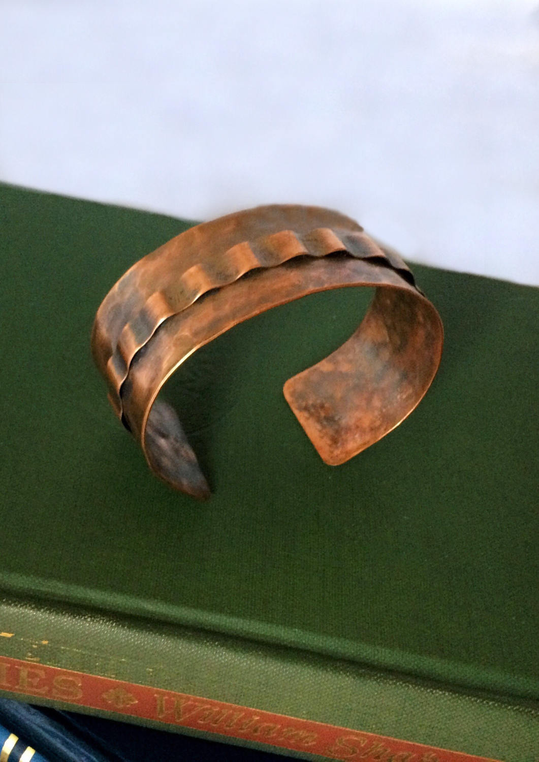 Kupfer Band Manschette von NarrativeCollection