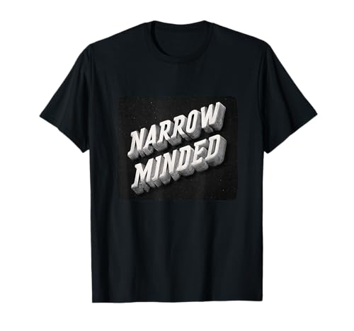 Cooles schmales Statement Kostüm für Jungen und Mädchen T-Shirt von Narrow Minded Outfit
