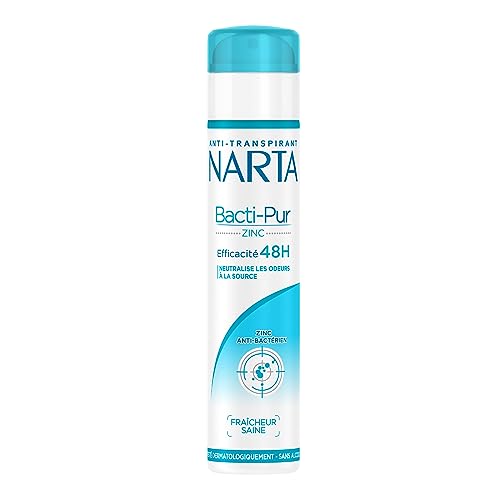 Narta Damen-Deodorant Anti-Transpirant Bacti-Pur Frischer Saine Effizienz 48 h – 200 ml – 1 Stück von Narta