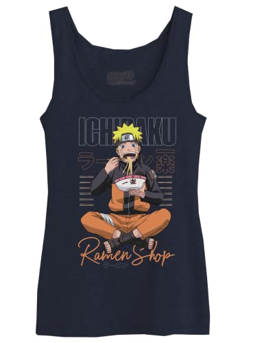 Naruto Shipudden Damen Wonashitk010 Tanktop, Marineblau, X-Large von Naruto Shipudden