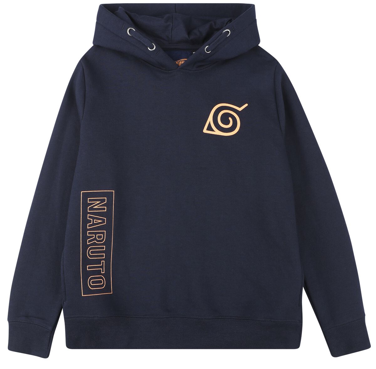 Naruto - Anime Kapuzenpullover für Kinder - Kids - Naruto Uzumaki - für Mädchen & Jungen - navy  - Lizenzierter Fanartikel von Naruto