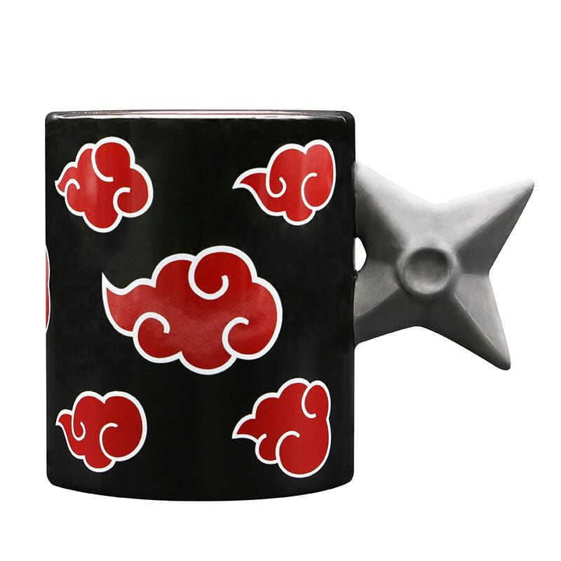 Naruto - Anime Tasse - Shuriken Akatsuki - multicolor  - Lizenzierter Fanartikel von Naruto