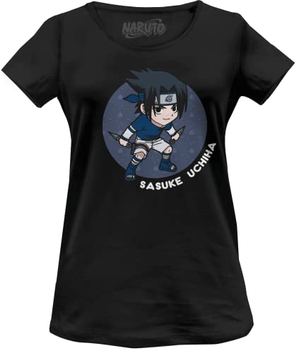 Naruto Damen Wonarutts039 T-Shirt, Schwarz, Large von Naruto
