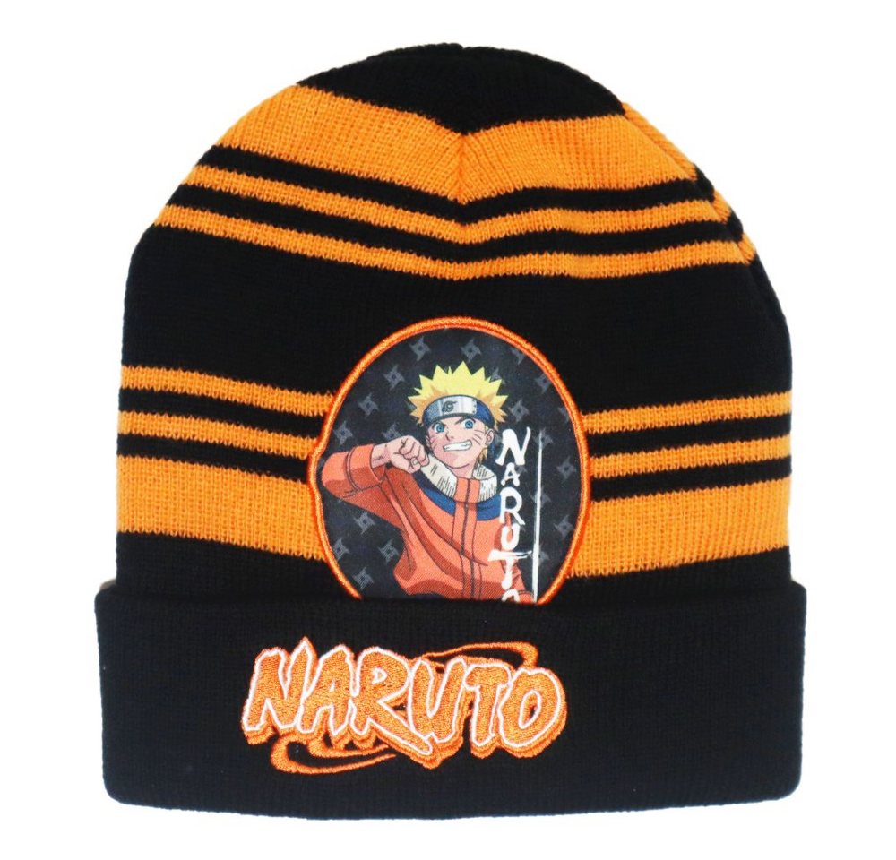 Naruto Fleecemütze Anime Naruto Shippuden Jungen Wintermütze Mütze Gr. 54/56 von Naruto