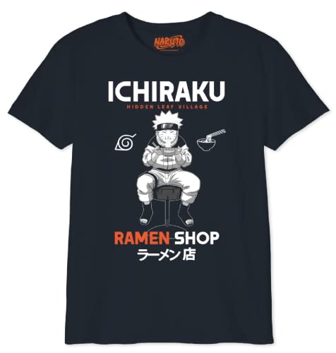 Naruto Jungen Bonarutts027 T-Shirt, Marineblau, 6 Jahre von Naruto