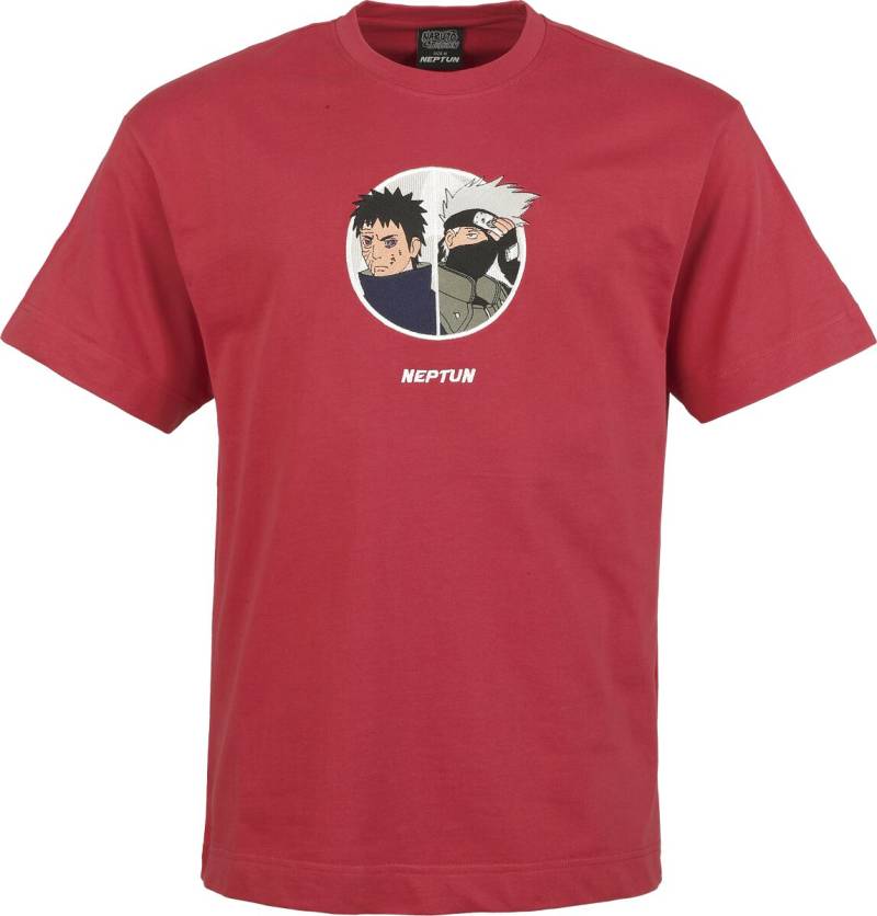 Naruto Kakashi and Obito T-Shirt rot in M von Naruto