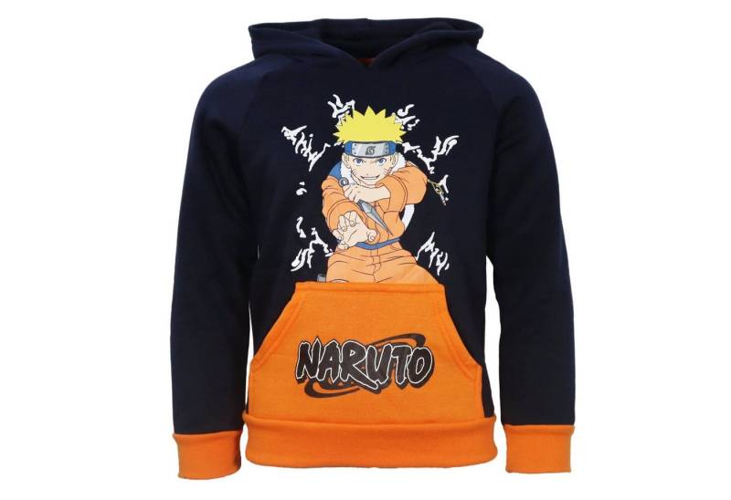 Naruto Kapuzenpullover Anime Naruto Shippuden Kinder Fleece Hoodie Pulli Gr. 98 bis 140 von Naruto