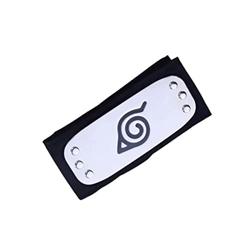 Naruto Konoha Schwarz Anime Ninja Stirnband von Naruto