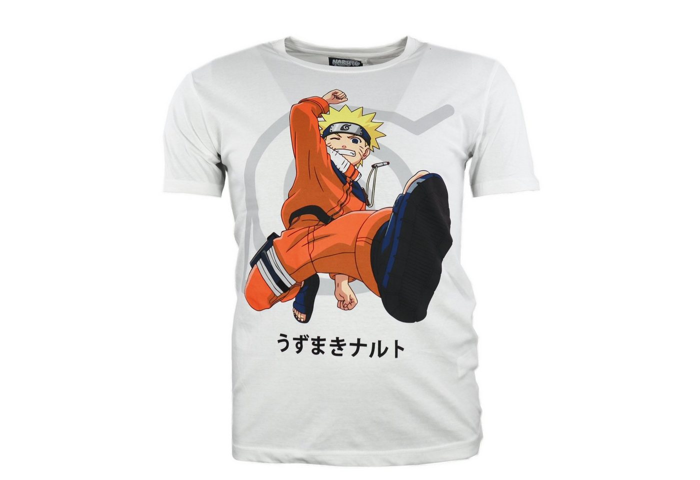 Naruto Print-Shirt Anime Naruto Shippuden Herren kurzarm Shirt T-Shirt 100% Baumwolle Gr. M bis XXL von Naruto