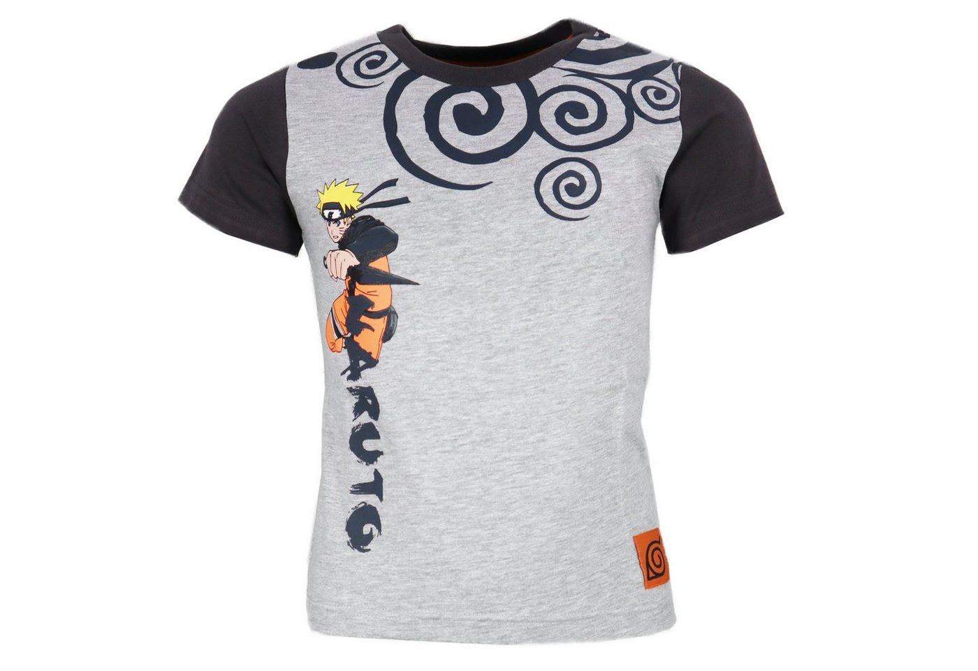 Naruto Print-Shirt Anime Naruto Shippuden Kinder Jungen T-Shirt Kurzarm Shirt Gr. 104 bis 140 von Naruto